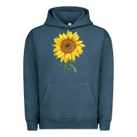 Pigment Midnight Navy bambino sunflower Urban Hoodie - LillyAllenDesigns