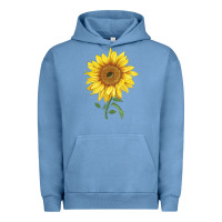 Pigment Pebble Blue bambino sunflower Urban Hoodie - LillyAllenDesigns