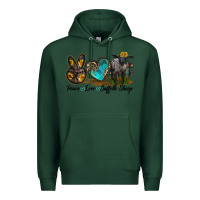 Sports Green Peace Love Suffolk Sheep Premium Hoodie - LillyAllenDesigns