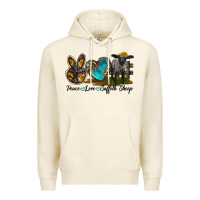 Tofu Peace Love Suffolk Sheep Premium Hoodie - LillyAllenDesigns