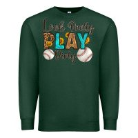 Sports Green look pretty  play dirty Premium Sweatshirt - HRA Design Shop