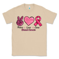 Mushroom Peace Love Cure Cancer Classic Tee - RanaPortraitStore