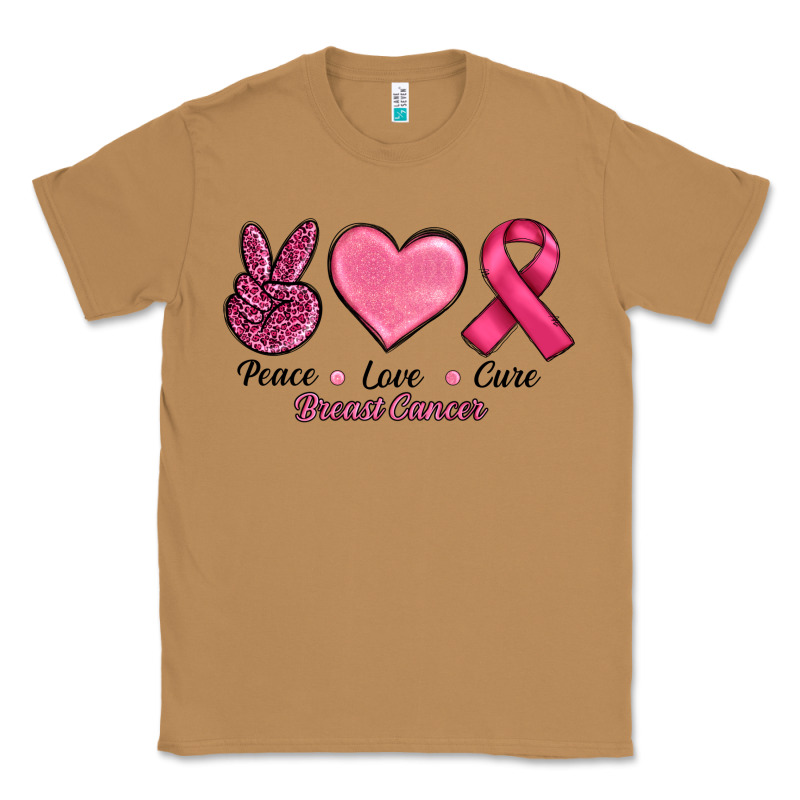 Peace Love Cure Cancer Classic Tee by RanaPortraitStore | Teevron