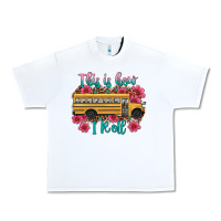 White this is how i roll school bus Urban Heavy Tee - Artiststas