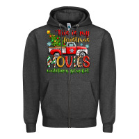 Charcoal Heather this is my christmas movies watching blanket Zipper Hoodie - Zillion Design Studio