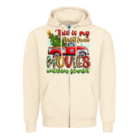 Sandshell this is my christmas movies watching blanket Zipper Hoodie - Zillion Design Studio