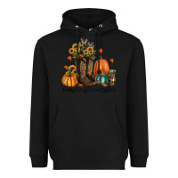 Black pumpkin spice everything Heavyweight Hoodie - RanaPortraitStore