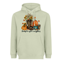 Matcha pumpkin spice everything Heavyweight Hoodie - RanaPortraitStore