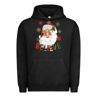 Pigment Black Believe Christmas Urban Hoodie - NancyCooperArtShop