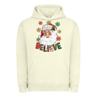 Pigment Pistachio Believe Christmas Urban Hoodie - NancyCooperArtShop