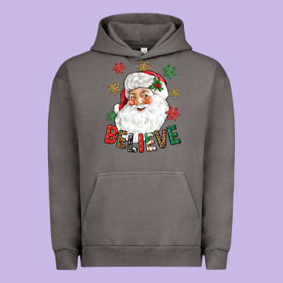 Believe Christmas Urban Hoodie Designed By Nancycooperartshop