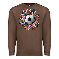 Chestnut football sunflower Premium Sweatshirt - HRA Design Shop