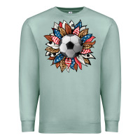 Seafoam football sunflower Premium Sweatshirt - HRA Design Shop