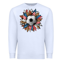 White football sunflower Premium Sweatshirt - HRA Design Shop