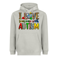 Moon Dust i love someone with autism Heavyweight Hoodie - Zillion Design Studio