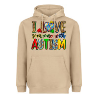 Mushroom i love someone with autism Heavyweight Hoodie - Zillion Design Studio