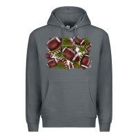 Rock football background Premium Hoodie - BarkalooDesign
