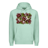 Seafoam football background Premium Hoodie - BarkalooDesign