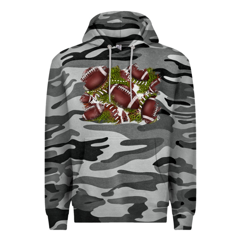 Football Background Premium Hoodie by BarkalooDesign | Teevron