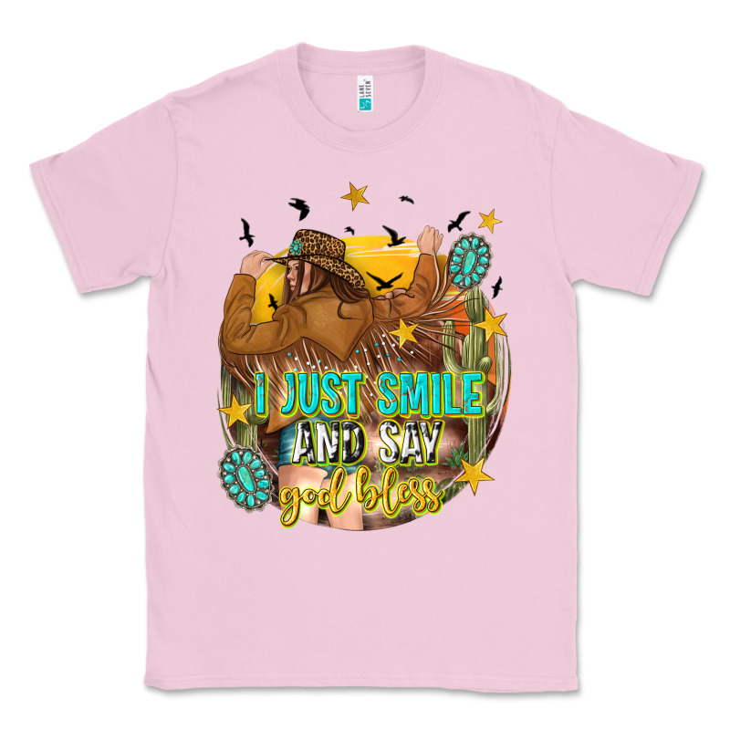 I Just Smile And Say God Bless Classic Tee by texasbilliewilder | Teevron