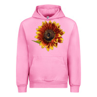 Fuchsia Pink ring o fine sunflower Urban Hoodie - LillyAllenDesigns