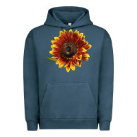 Pigment Midnight Navy ring o fine sunflower Urban Hoodie - LillyAllenDesigns