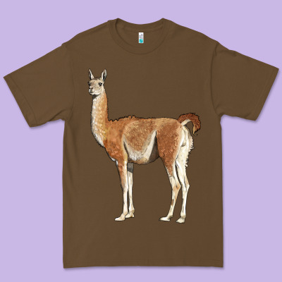 Guanaco Llama Premium Tee Designed By Lillyallendesigns