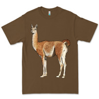 Cacao guanaco llama Premium Tee - LillyAllenDesigns