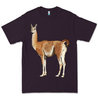 Plum guanaco llama Premium Tee - LillyAllenDesigns