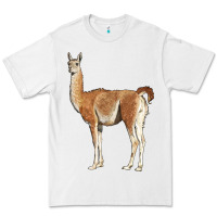 White guanaco llama Premium Tee - LillyAllenDesigns