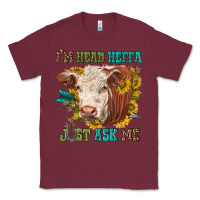 Burgundy im head heffa just ask me Classic Tee - texasbilliewilder