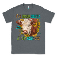 Charcoal Heather im head heffa just ask me Classic Tee - texasbilliewilder