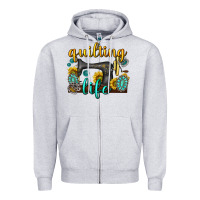 Heather Grey quilting life western Zipper Hoodie - texasbilliewilder
