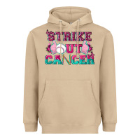 Mushroom Strike Out Cancer Baseball Heavyweight Hoodie - texasbilliewilder