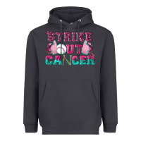 Smoke Strike Out Cancer Baseball Heavyweight Hoodie - texasbilliewilder