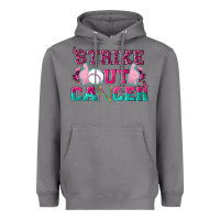 Storm Strike Out Cancer Baseball Heavyweight Hoodie - texasbilliewilder