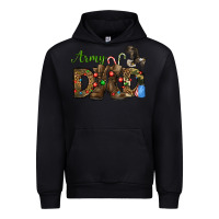 Black Christmas Army Dad Urban Hoodie - NancyCooperArtShop