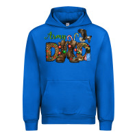 Cobalt Christmas Army Dad Urban Hoodie - NancyCooperArtShop