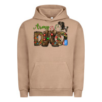 Pigment Burro Christmas Army Dad Urban Hoodie - NancyCooperArtShop