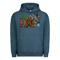 Pigment Midnight Navy Christmas Army Dad Urban Hoodie - NancyCooperArtShop