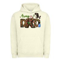 Pigment Pistachio Christmas Army Dad Urban Hoodie - NancyCooperArtShop
