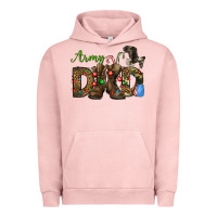 Pigment Salmon Christmas Army Dad Urban Hoodie - NancyCooperArtShop