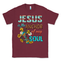 Burgundy jesus is the anchor of my soul Classic Tee - texasbilliewilder