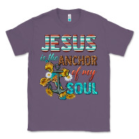 Lavender jesus is the anchor of my soul Classic Tee - texasbilliewilder