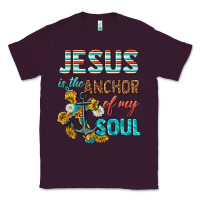 Plum jesus is the anchor of my soul Classic Tee - texasbilliewilder