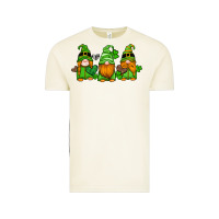 Vintage Arctic st patricks day gnomes with western hearts and shamrocks Vintage Tee - Artiststas