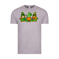 Vintage Zinc st patricks day gnomes with western hearts and shamrocks Vintage Tee - Artiststas