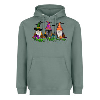 Sage happy halloween gnome pumpkin Heavyweight Hoodie - RanaPortraitStore