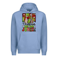 Colony Blue Christmas tree cake junkie Premium Hoodie - Jasminsmagicworld