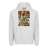 Dove Grey Christmas tree cake junkie Premium Hoodie - Jasminsmagicworld